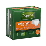 Depend® Maximum Incontinence Brief, Large Depend®