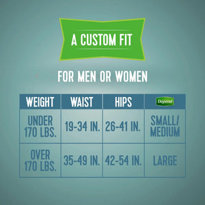Depend® Maximum Incontinence Brief, Large Depend®
