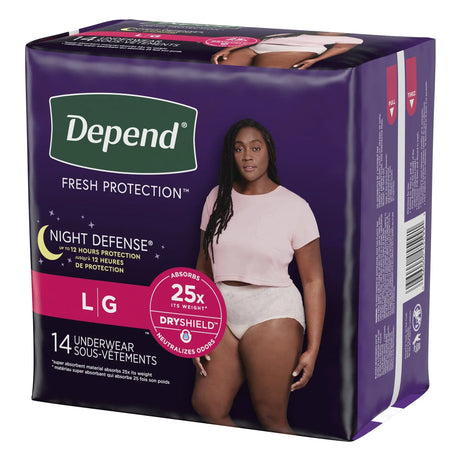 Depend® Night Defense® Absorbent Underwear, Large Depend® Night Defense®