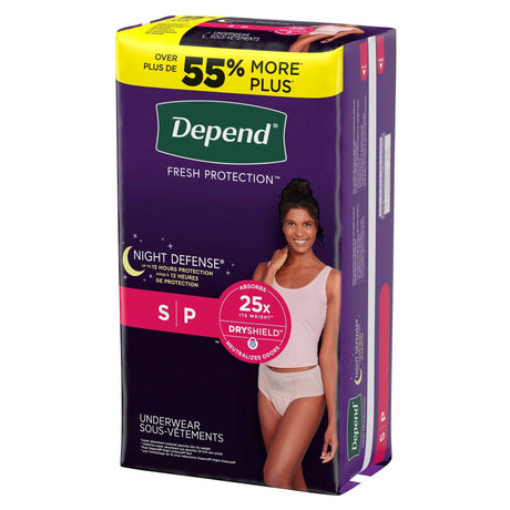 Depend® Night Defense® Absorbent Underwear, Small Depend® Night Defense®