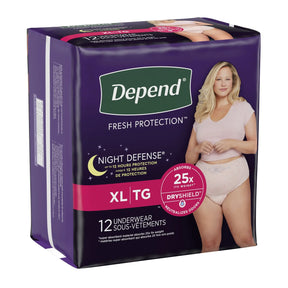 Depend® Night Defense® Womens Absorbent Underwear, X-Large Depend® Night Defense®
