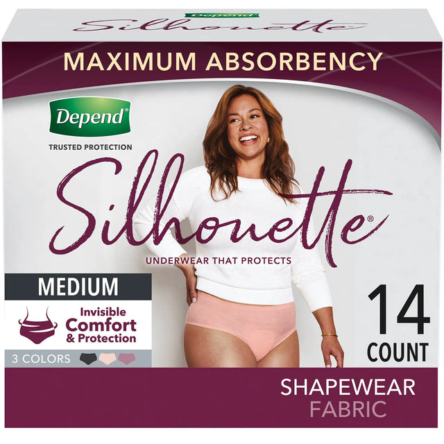 Depend® Silhouette® Absorbent Underwear, Medium Depend® Silhouette®