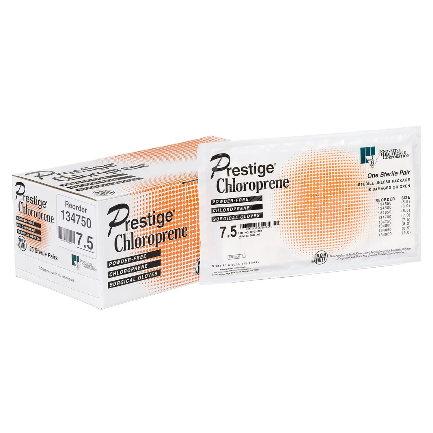 DermAssist® Prestige® Polyisoprene Surgical Glove, Size 7.5, Ivory DermAssist® Prestige®