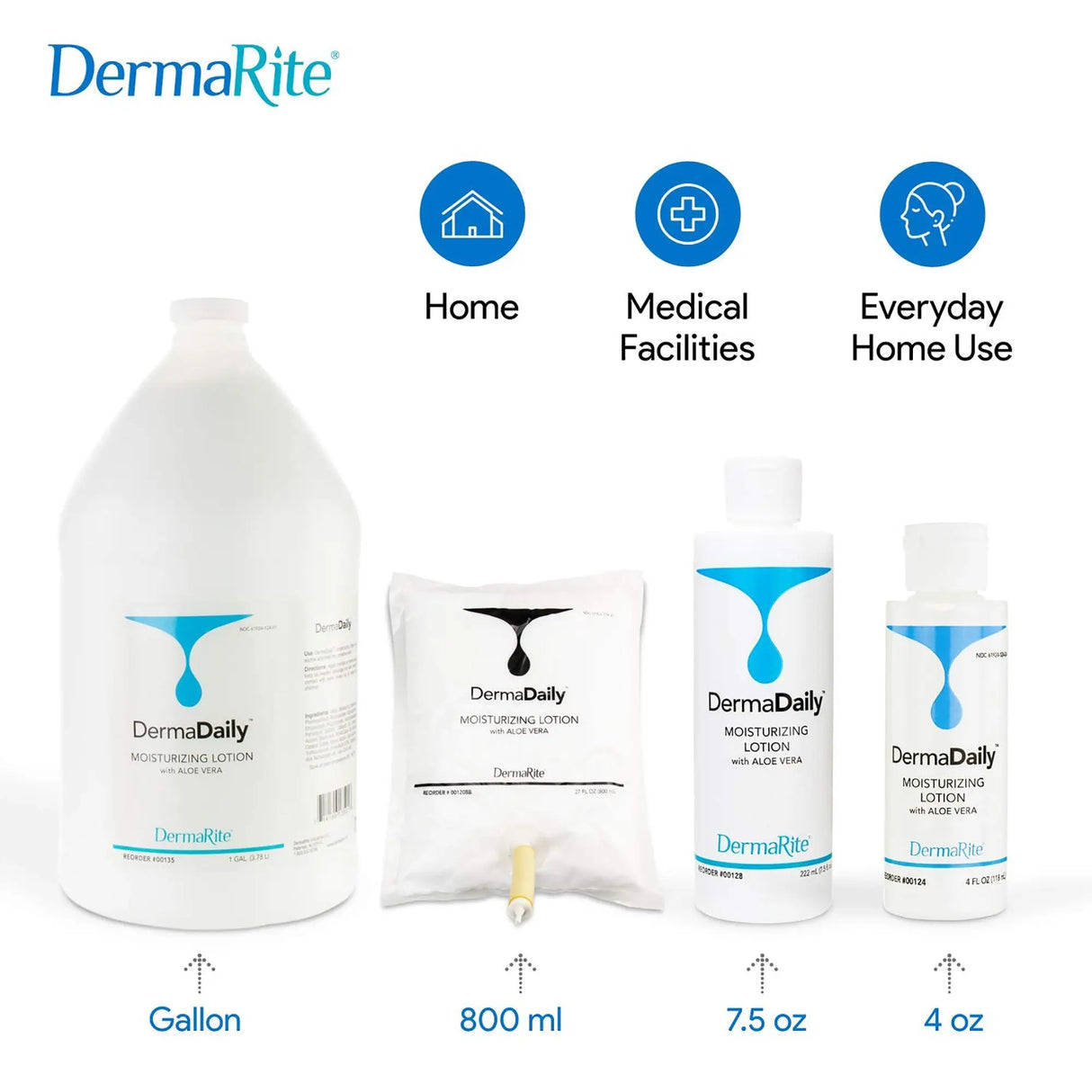 DermaDaily® Moisturizing Lotion, 7.5 oz. Bottle DermaDaily®