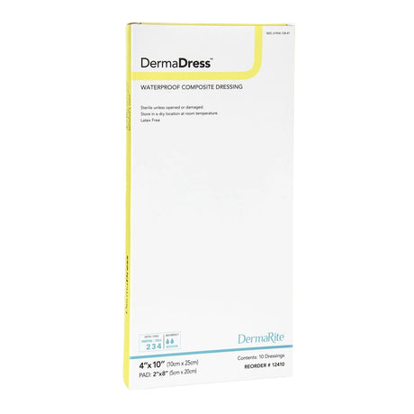 DermaDress™ Composite Dressing, 4 x 10 Inch DermaDress™