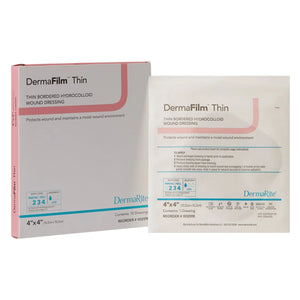 DermaFilm® Hydrocolloid Dressing, 4 x 4 Inch DermaFilm®