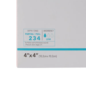 DermaFilm® Hydrocolloid Dressing, 4 x 4 Inch DermaFilm®