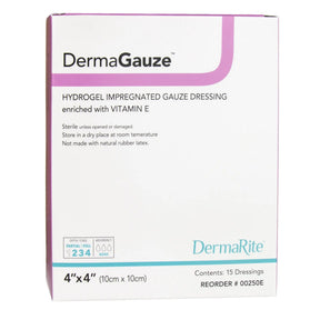 DermaGauze® Impregnated Dressing, 4 x 4 Inch DermaGauze®