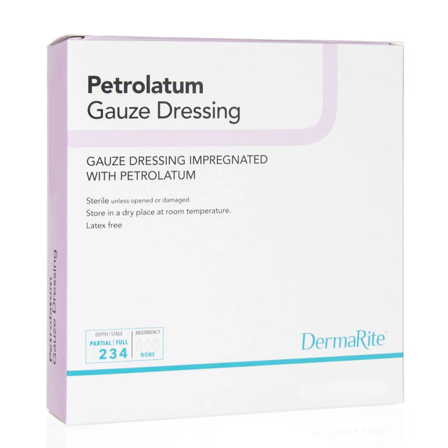 DermaRite® Petrolatum Impregnated Dressing, 3 x 9 Inch DermaRite®