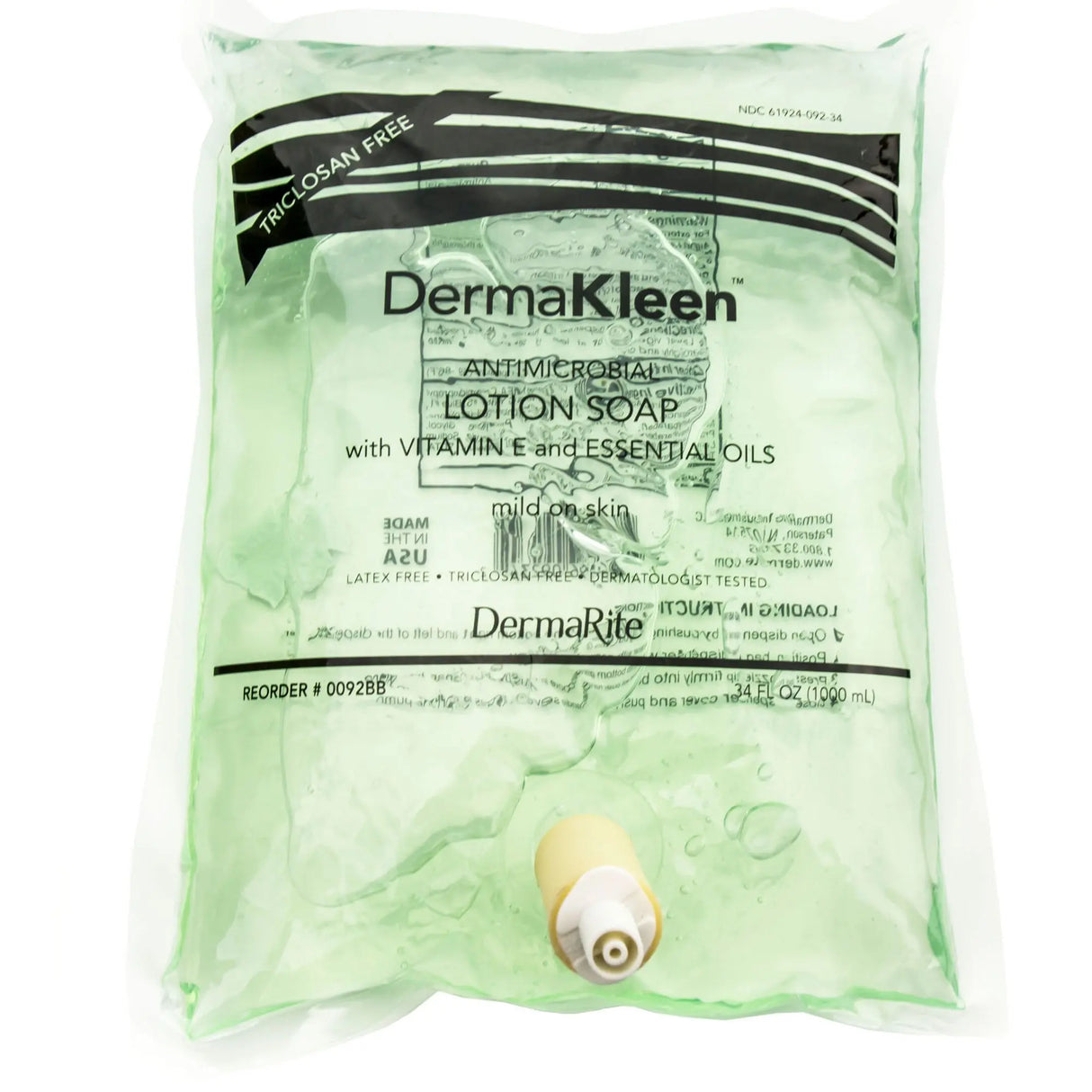 DermaVera® Shampoo and Body Wash 1000 mL Dispenser Refill Bag DermaVera®