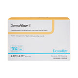 DermaView II™ Transparent Film Dressing, 6 x 7 Centimeter DermaView II™