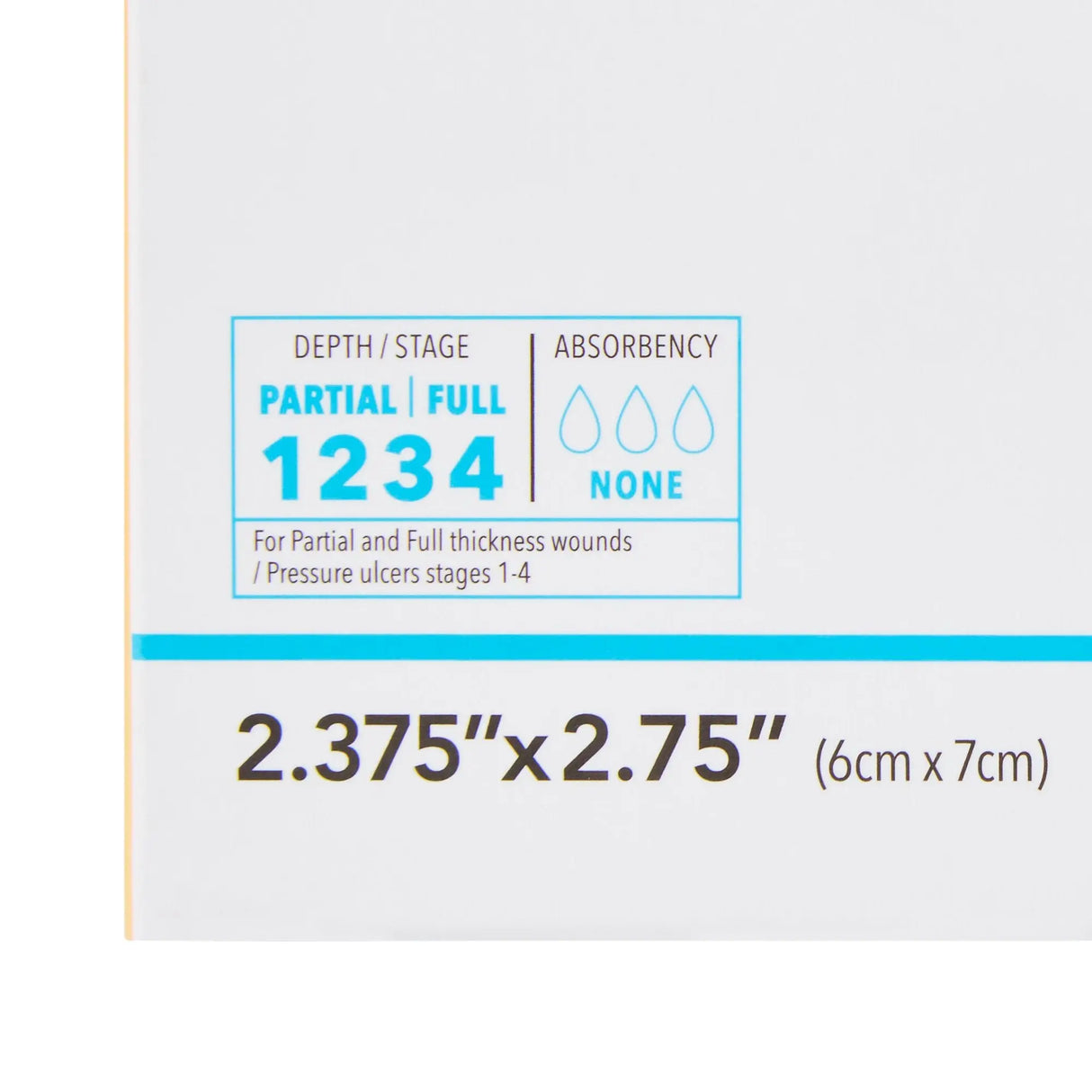 DermaView II™ Transparent Film Dressing, 6 x 7 Centimeter DermaView II™