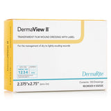 DermaView II™ Transparent Film Dressing, 6 x 7 Centimeter DermaView II™