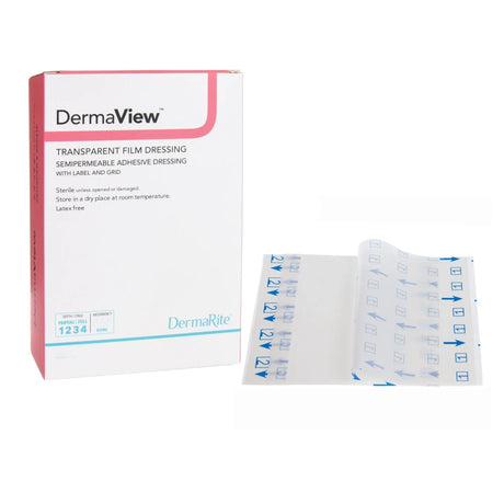 DermaView™ Transparent Film Dressing, 4 x 5 Inch DermaView™