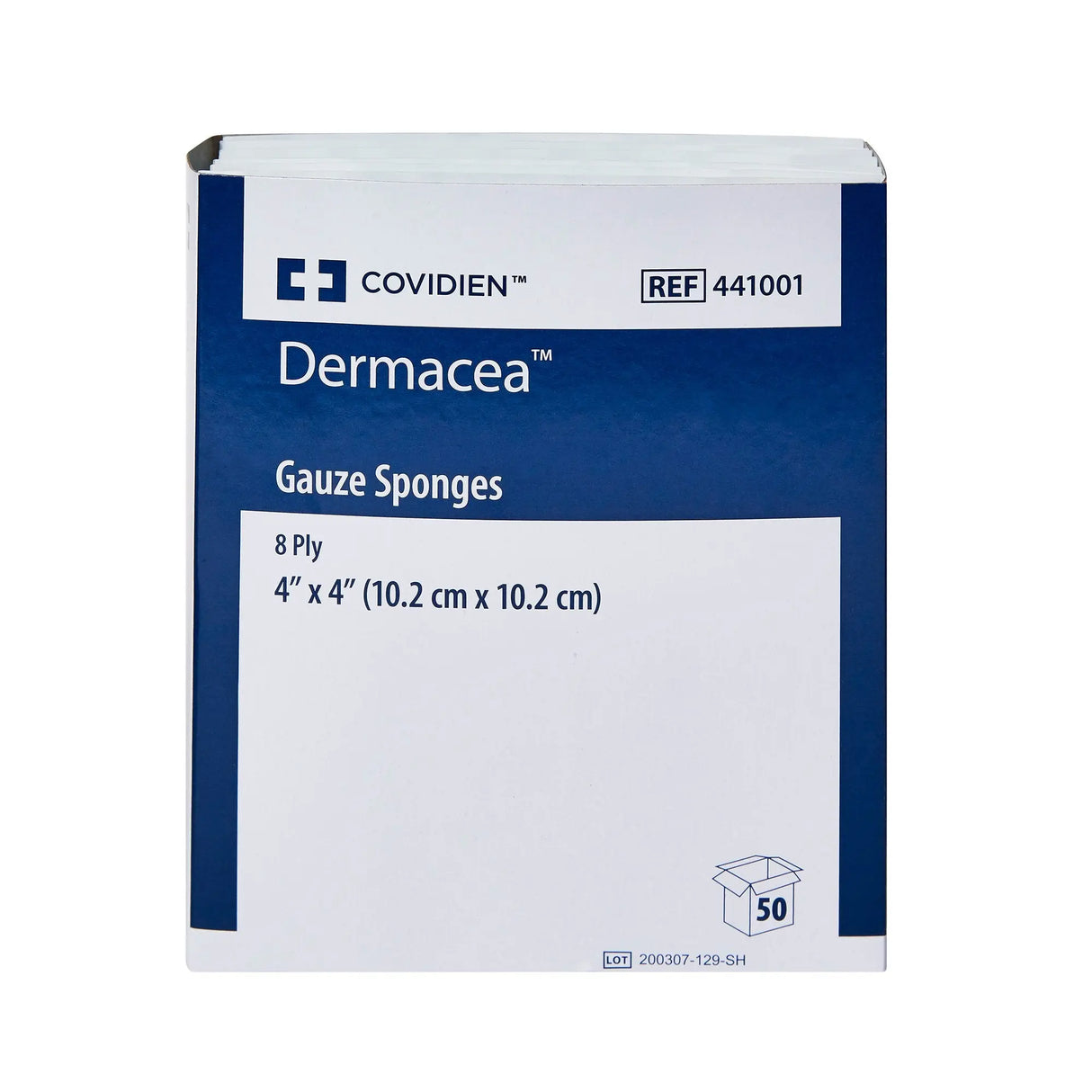 Dermacea™ Sterile Gauze Sponge, 4 x 4 Inch, 8-Ply Dermacea™