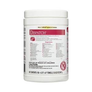 Dispatch® Surface Disinfectant Cleaner with Bleach, Canister Dispatch® with Bleach