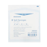 McKesson IV/Drain Split Dressing, 4 x 4 Inch, 6-Ply McKesson