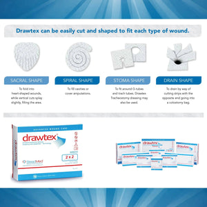 Drawtex® Nonadherent Dressing, 2 x 2 inch Drawtex®