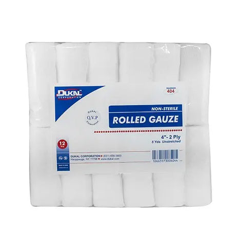 Dukal™ Conforming Bandage, 4 Inch x 5 Yard, 2-Ply Dukal™