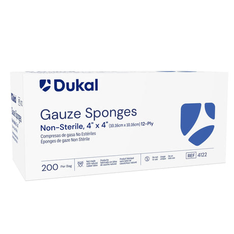 Dukal™ Gauze Sponge, 4 x 4 Inch, 12-Ply Dukal™