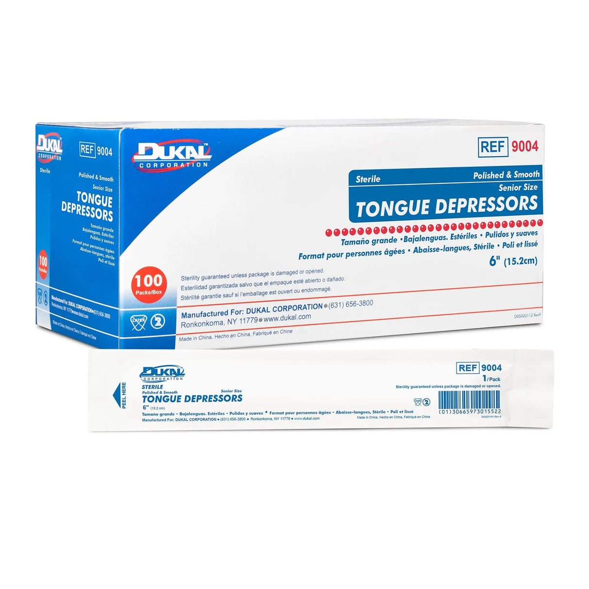 Dukal™ Individually Wrapped Tongue Depressors Dukal™