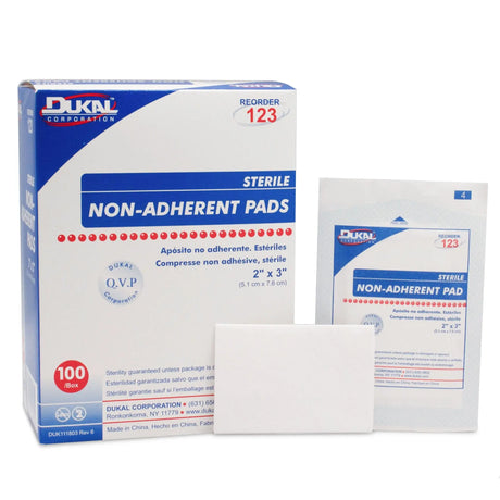 Dukal™ Non-Adherent Dressing, 2 x 3 Inch Dukal™