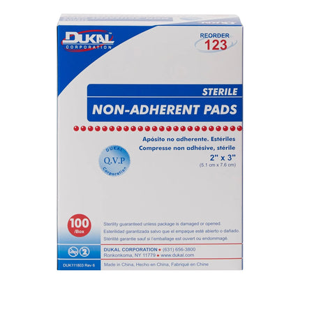 Dukal™ Non-Adherent Dressing, 2 x 3 Inch Dukal™