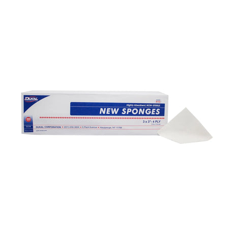 Dukal™ Nonwoven Sponge, 3 x 3 Inch, 4-Ply Dukal™