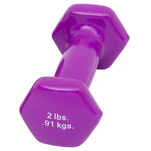 Dumbell Weight Color Vinyl Coated 2 Lb Movility LLC- CM