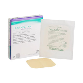 DuoDerm® Extra Thin Hydrocolloid Dressing, 4 x 4 Inch DuoDERM® Extra Thin