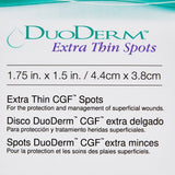 DuoDerm® Extra Thin Spot Hydrocolloid Dressing, 1½ x 1¾ Inch DuoDERM® Extra Thin