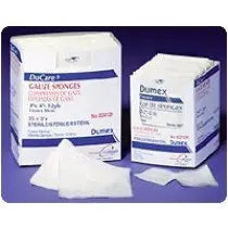 Dusoft Sterile Nonwoven Sponge, 2 x 2 Inch, 4-Ply Dusoft