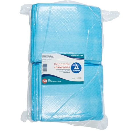 Dynarex® Absorbent Fluff Fill Underpad, 23 x 36 Inch Dynarex®