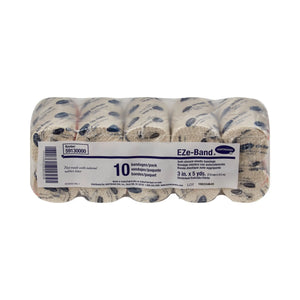 EZe-Band® LF Double Hook and Loop Closure Elastic Bandage, 3 Inch x 5 Yard EZe-Band® LF