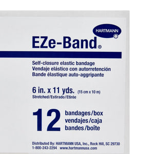 EZe-Band® LF Double Hook and Loop Closure Elastic Bandage, 6 Inch x 11 Yard EZe-Band® LF