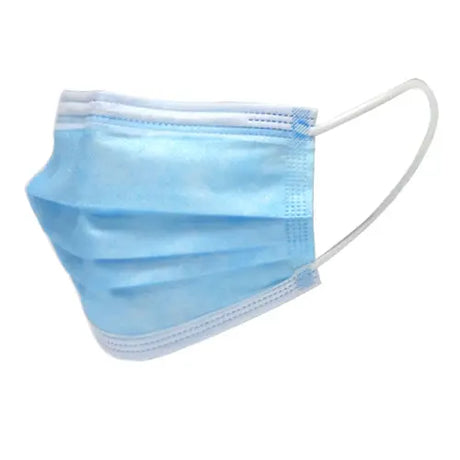 Disposable Face Mask Bx/50 w/EarLoops 3-Ply Level 3  Blue Movility LLC- CM