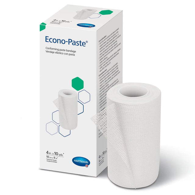 Econo-Paste® Impregnated Conforming Dressing, 4 Inch x 10 Yard Econo-Paste®