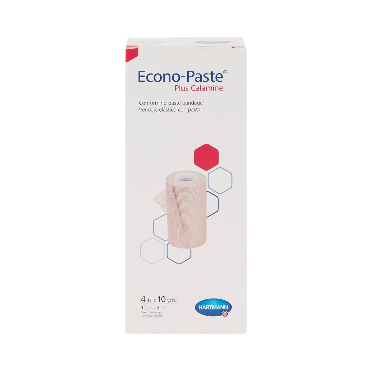 Econo-Paste® Plus Unna Boot, 4 Inch x 10 Yard Econo-Paste® Plus Calamine