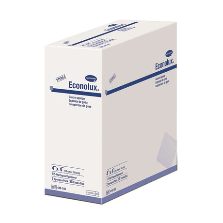 Econolux® Sterile Gauze Sponge, 4 x 4 Inch, 12-Ply Econolux®