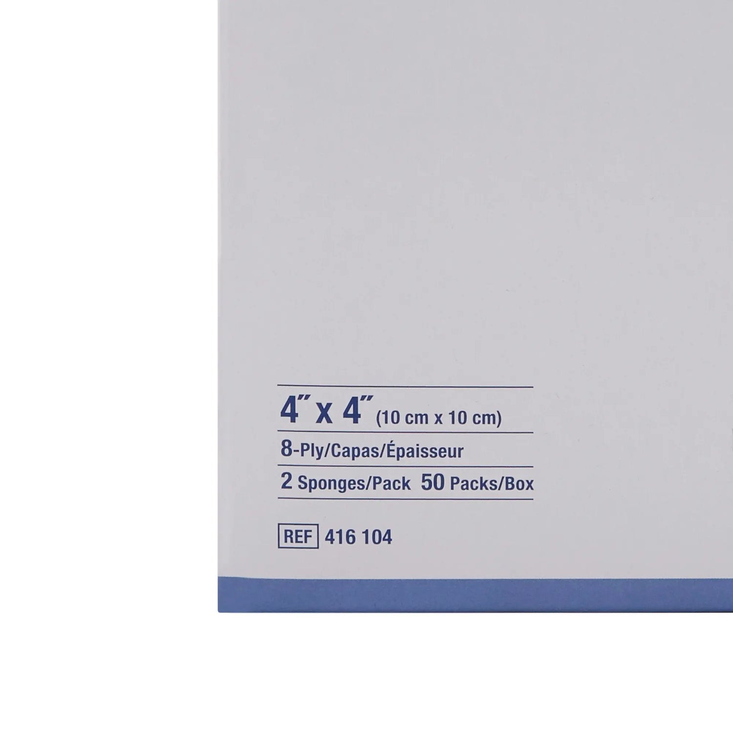 Econolux® Sterile Gauze Sponge, 4 x 4 Inch, 8-Ply Econolux®