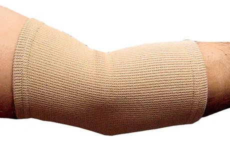 Elastic Elbow Support  Beige Medium  9 -10 Movility LLC- CM