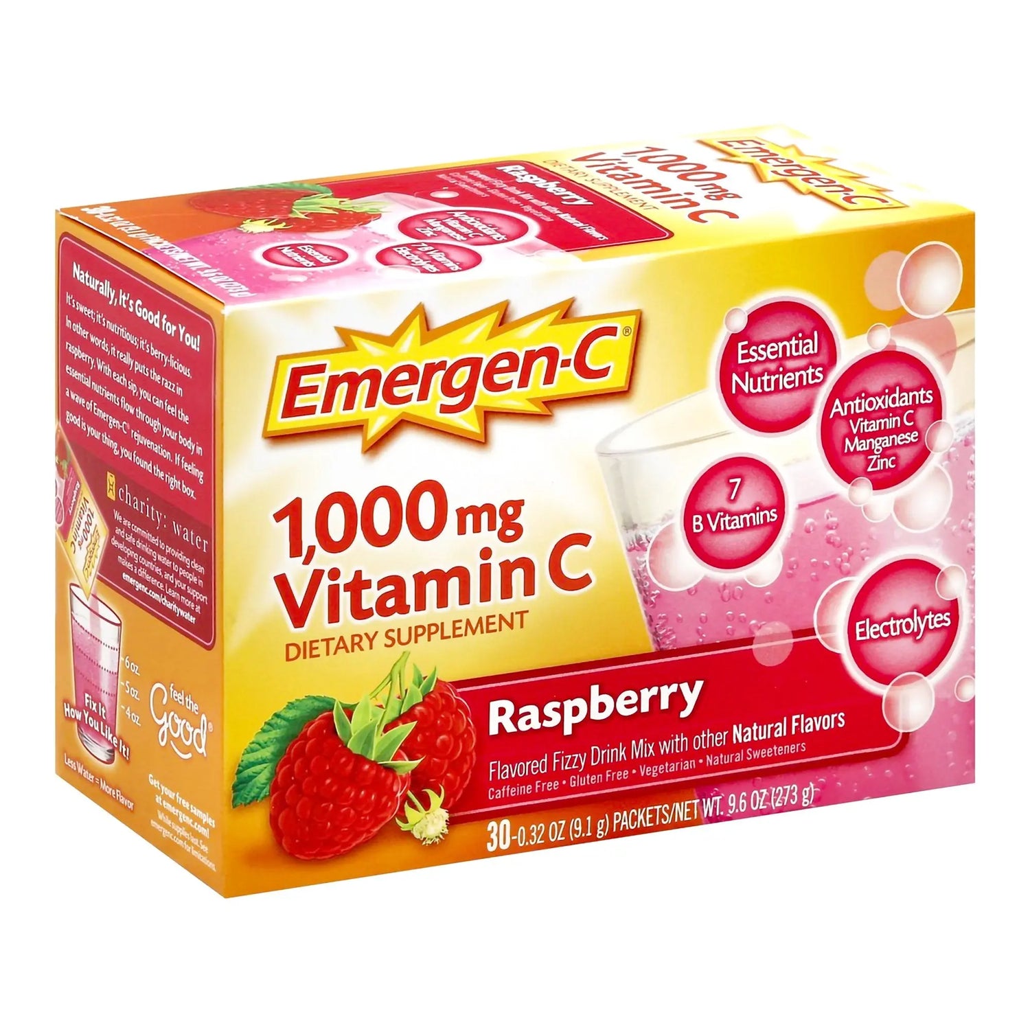 Emergen-C® Daily Immune Support, Raspberry Flavor Emergen-C® Daily Immune Support