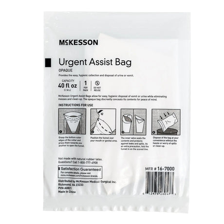 Emesis Bag McKesson 40 oz. White McKesson