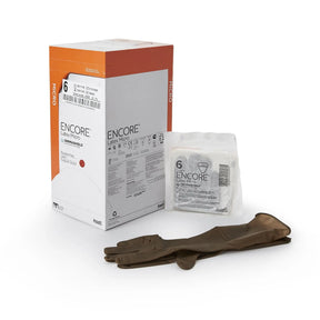 Encore® Latex Micro Surgical Glove, Size 6, Brown ENCORE® Latex Micro