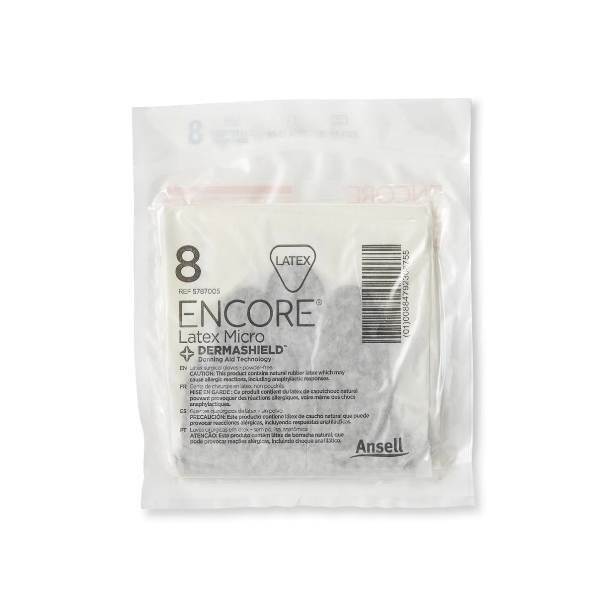 Encore® Latex Micro Surgical Glove, Size 8, Brown ENCORE® Latex Micro