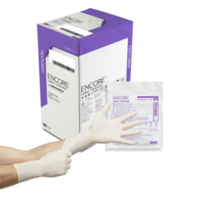 Encore® Latex Textured Surgical Glove, Size 8, Ivory ENCORE® Latex Textured