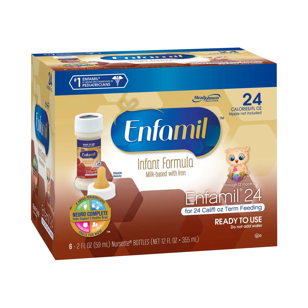 Enfamil® 24 Ready to Use Infant Formula, 2-ounce Bottle Enfamil® 24