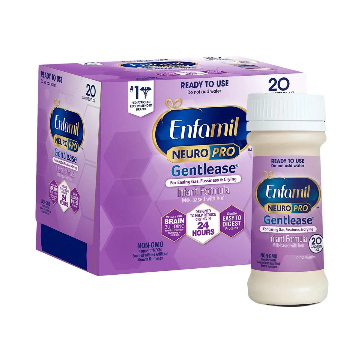 Enfamil® NeuroPro™ Gentlease® Ready to Use Infant Formula, 2 oz. Bottle Enfamil NeuroPro™ Gentlease®