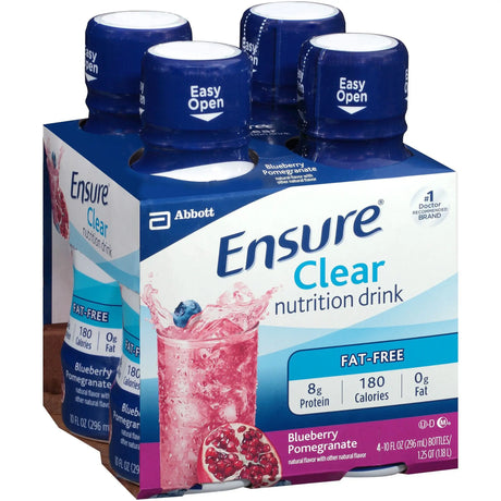 Ensure® Clear Therapeutic Nutrition, Blueberry Pomegranate, 10-ounce bottle Ensure® Clear