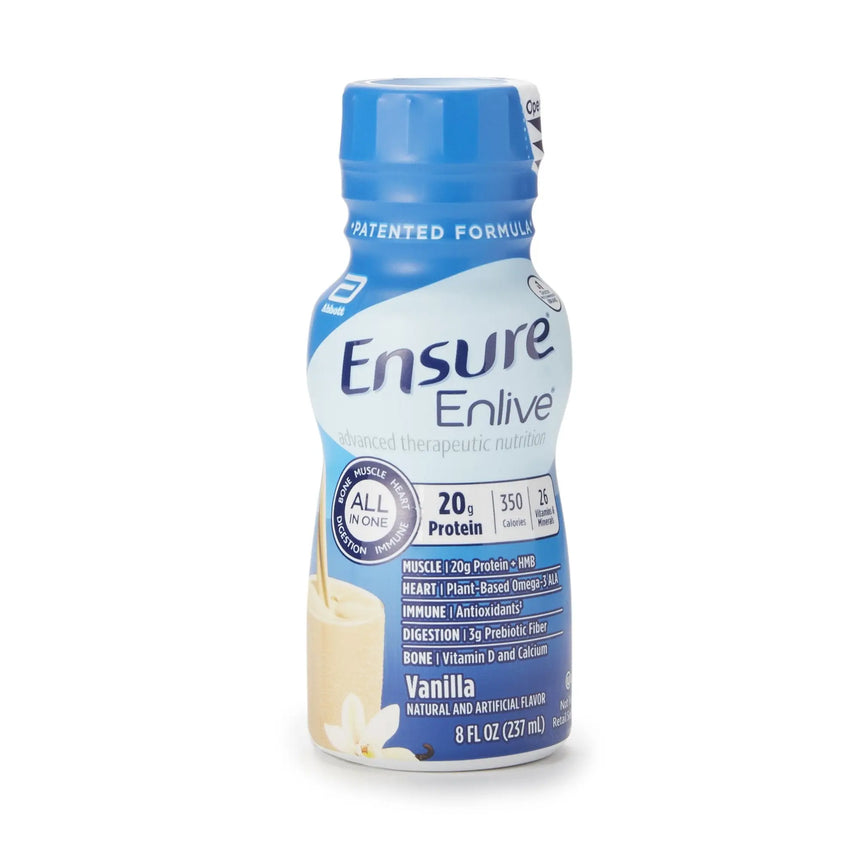 Ensure® Enlive® Vanilla Advanced Nutrition Shake, 8-ounce bottle Ensure® Enlive® Advanced Therapeutic Nutrition Shake